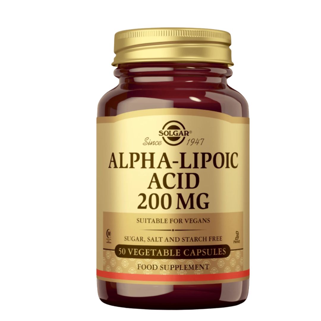 ALFALIPOIINIHAPPO / 200 mg / 50 kaps.