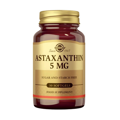 ASTAKSANTIINI LEVÄSTÄ / 5 mg / 30 pehmokapselia