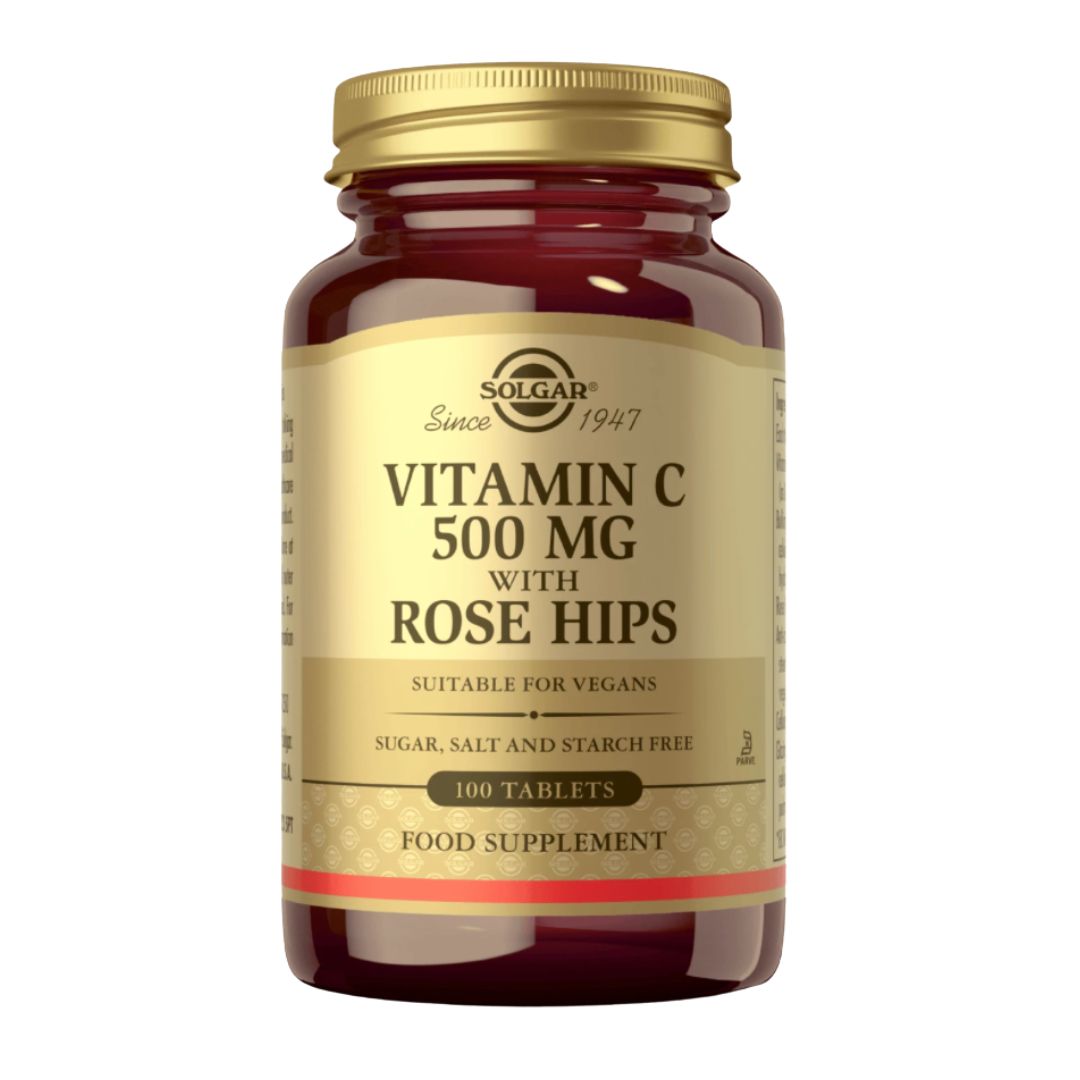 C-VITAMIINI + RUUSUNMARJA / 500 mg / 100 tabl.