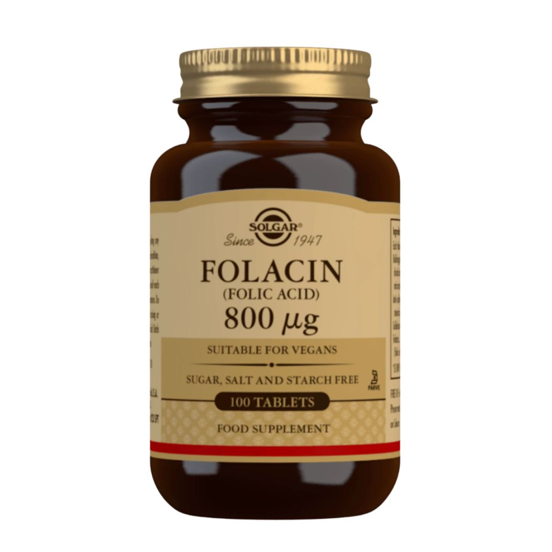 FOOLIHAPPO / 800 mcg / HEDELMÄLLISYYS / 100 tabl.