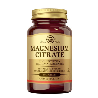 MAGNESIUMSITRAATTI / HYVIN IMEYTYVÄ / 200 mg / 60 tabl.