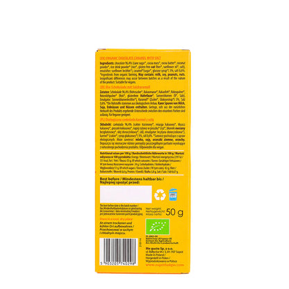 Organic Chocolate Caramel & Salt 50 g 