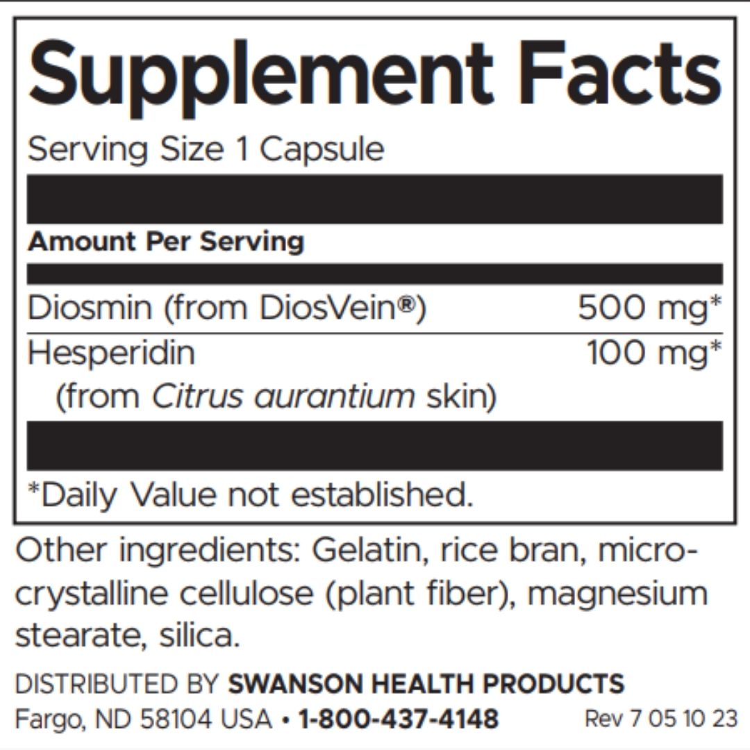 DIOSMIINI & HESPERIDIINI / 500 mg + 100 mg / 60 kaps.