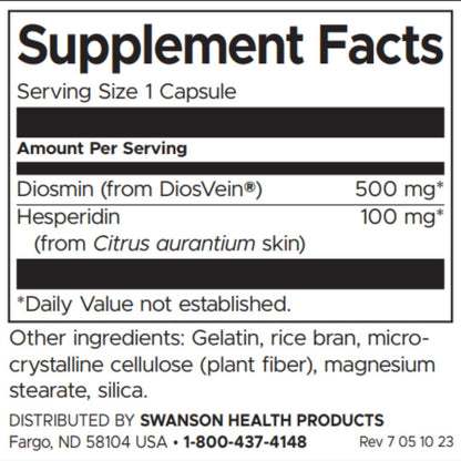 DIOSMIINI & HESPERIDIINI / 500 mg + 100 mg / 60 kaps.