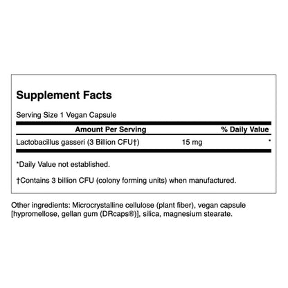 LACTOBACILLUS GASSERI / 3 MILJARDIA / 60 vkaps.