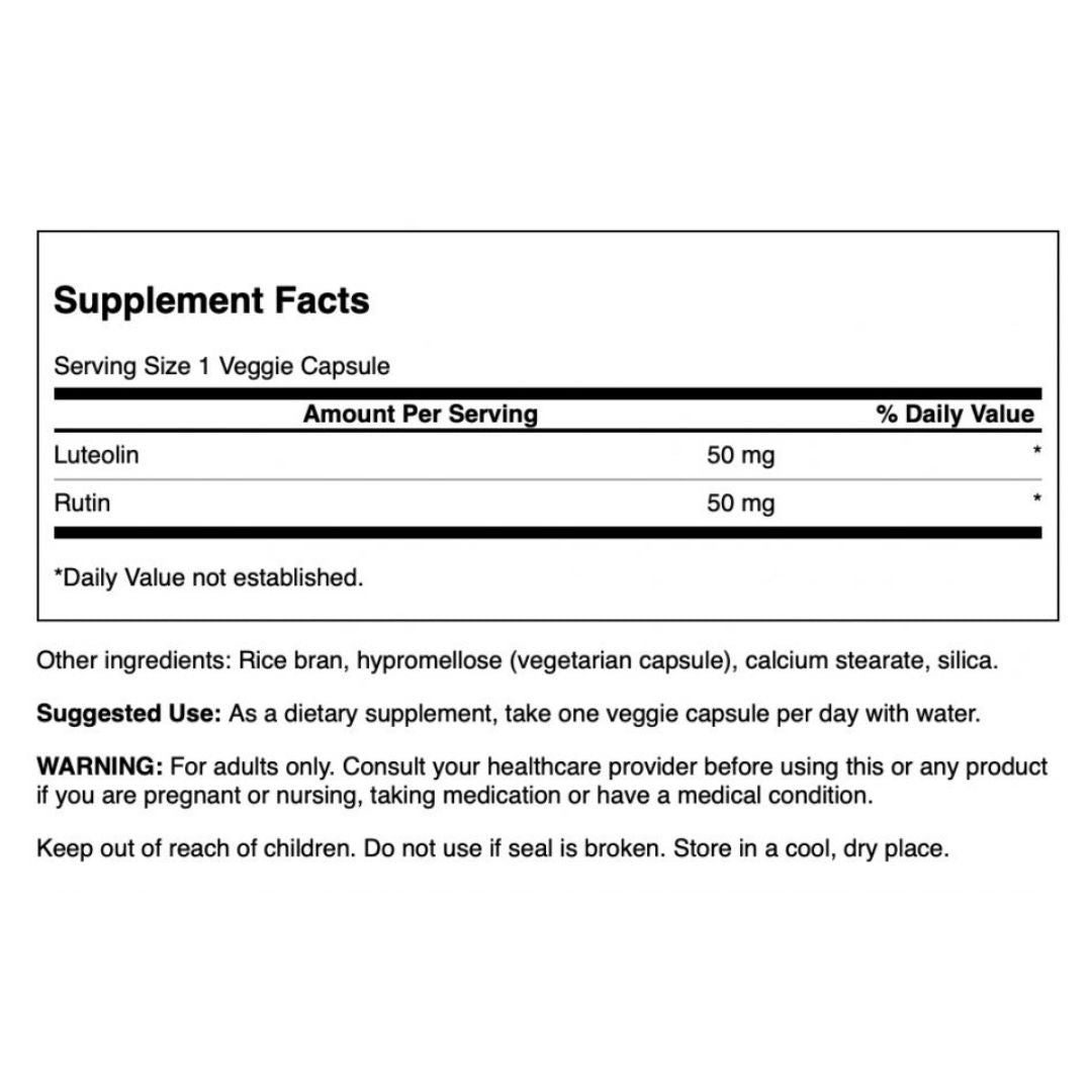 LUTEOLIINI + RUTIINI / 50 mg + 50 mg / 30 kaps.
