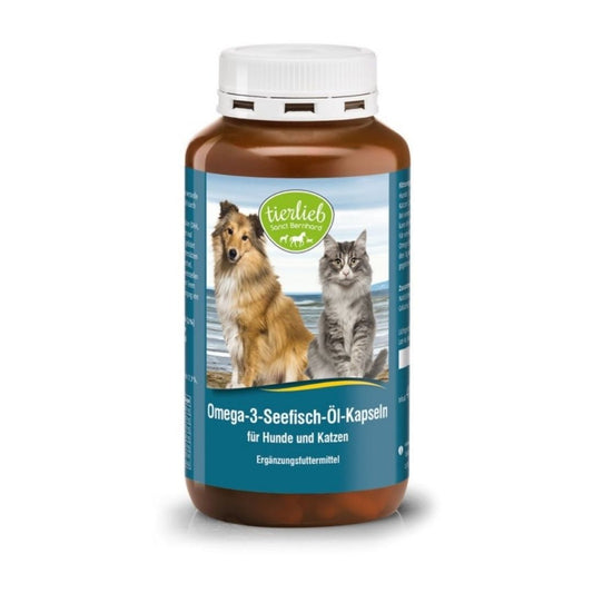 OMEGA-3 KALAÖLJY KISSOILLE JA KOIRILLE / 400 kaps.