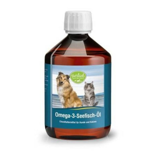 OMEGA-3 KALAÖLJY KISSOILLE JA KOIRILLE / 500 ml