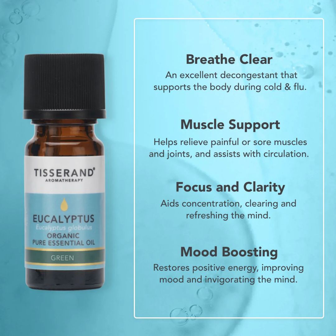 ETEERINEN ÖLJY / LUOMU EUKALYPTUS / 9 ml