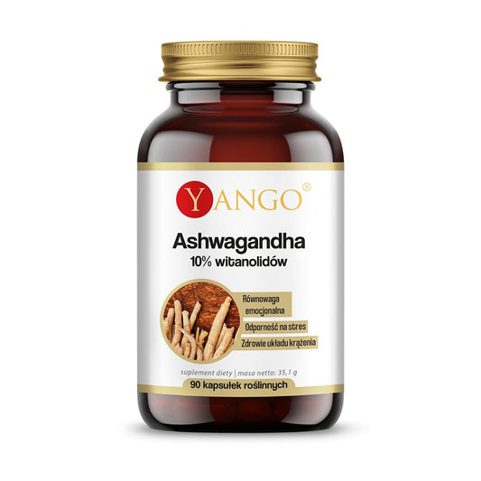 ASHWAGANDHA UUTE / 10% WITHANOLIDEJA / 90 kaps.