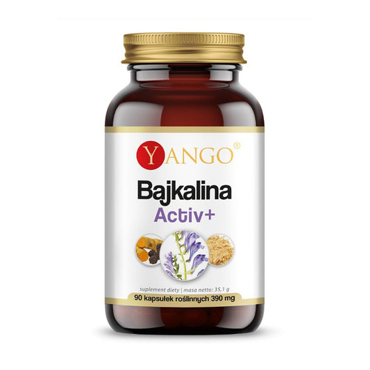 BAIKALIINI ACTIV+ KURKUMA + INKIVÄÄRI / 90 kaps.