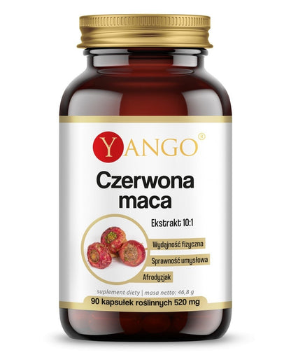PUNAINEN MACA JUURIUUTE / 430 mg / 90 kaps.